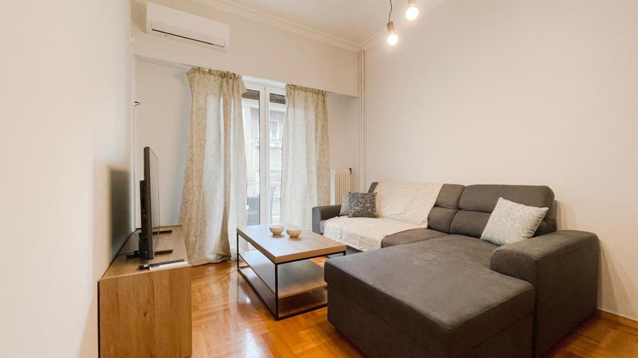 Kodrigktonos Central 77Sqm Apt In Viktoria Athena Bagian luar foto